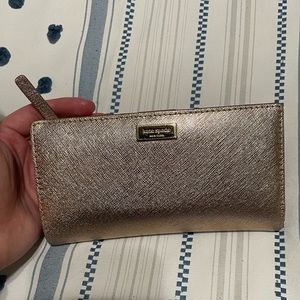 Rose gold Kate spade wallet